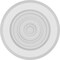 Ekena Millwork Standard Grayson Bullseye Rosette with Beveled Edge, 5"W x 5"H x 1/2"P ROSP050X050X050GRY03 - alternate 2
